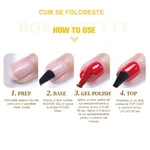 Oja semipermanenta Sela Charm Collection ,20 Auriu Sidefat - imagine 4