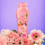 Gel de dus Tulipan Negro ,Rose Bloom,650 ml - imagine 3