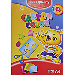 Carton colorat cu 10 nuante