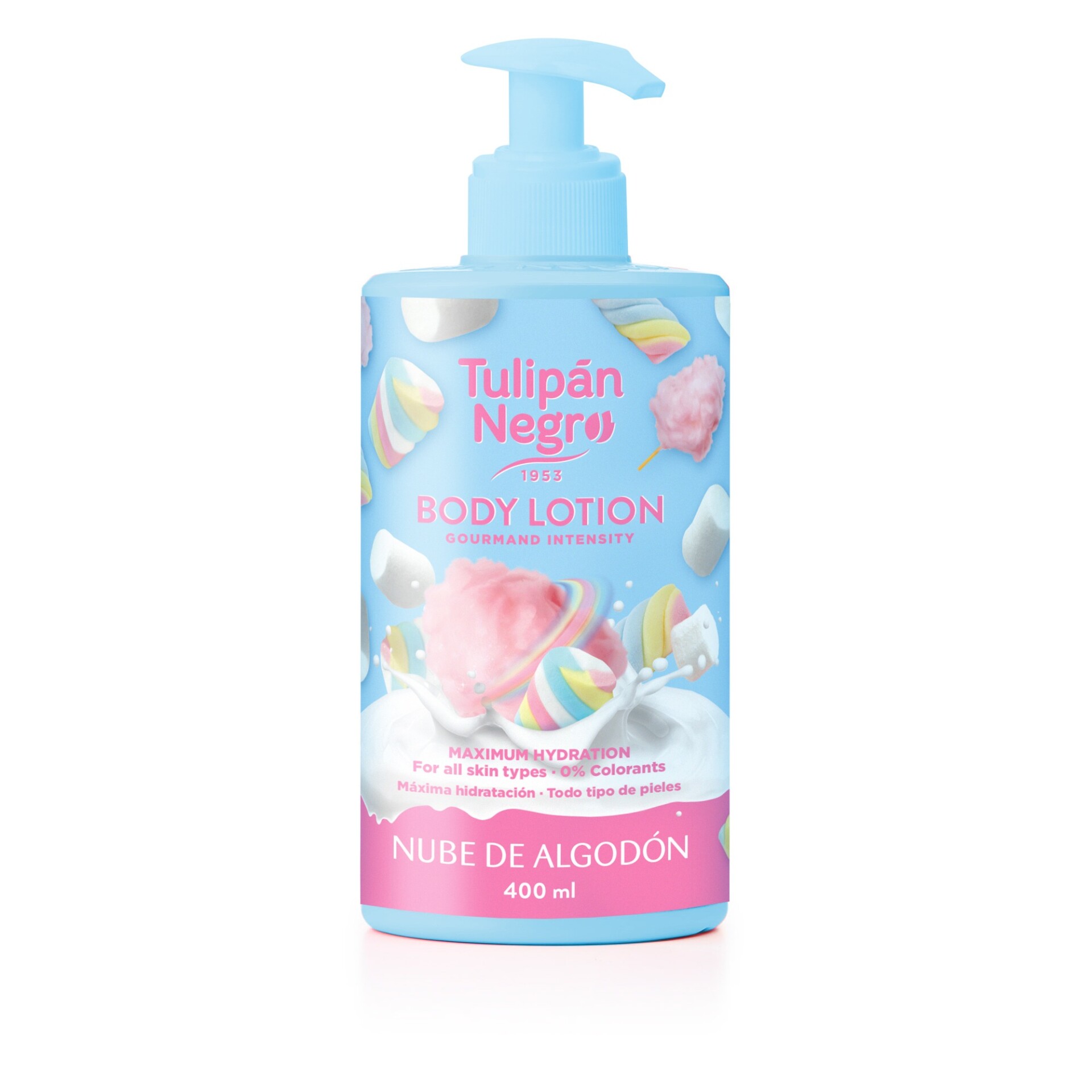 BL_NUBE Loțiune de corp Tulipan Negro Nube de Algodon 400 ml - imagine 1