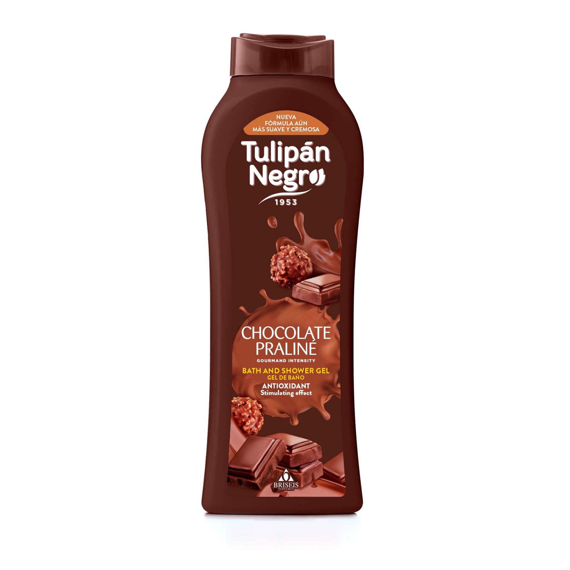 Gel_Chocolate Gel de dus Tulipan Negro ciocolata 650 ml - imagine 1