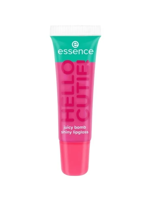luciu-de-buze-juicy-bomb-say-it-with-hello-cutie-witty-watermelon-02~100565733 Luciu de buze JUICY BOMB SAY IT WITH HELLO CUTIE! Witty Watermelon 02, Essence, 10 ml - imagine 1