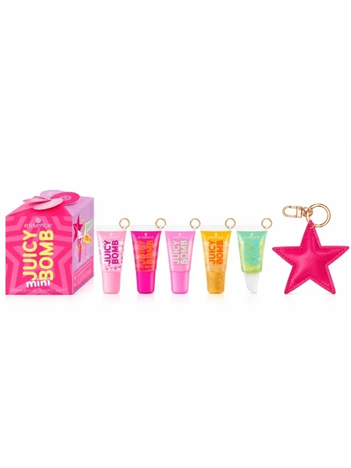 set-5-mini-juicy-bomb-holiday-happiness-breloc-in-forma-de-stea~100702968 Set 5 mini Juicy Bomb Holiday Happiness + Breloc in forma de Stea, Essence - imagine 1